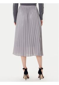 Morgan Spódnica plisowana 252-JPLISAN Srebrny Regular Fit. Kolor: srebrny. Materiał: syntetyk #5
