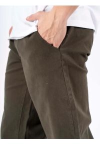MARCUS - Męskie Spodnie Materiałowe Marcus Gerry Chino 5052 Olive Green 16-200126. Materiał: materiał #3