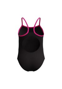 Strój kąpielowy jednoczęściowy na basen dziewczęcy Speedo MuscleBack. Kolor: czarny, różowy, wielokolorowy