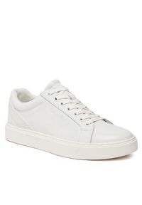Calvin Klein Sneakersy Low Top Lace Up Archive Stripe HM0HM01292 Biały. Kolor: biały. Materiał: skóra #5