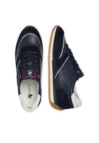 Beverly Hills Polo Club Sneakersy EO-SCOTT-12 MI08 Granatowy. Kolor: niebieski. Materiał: skóra, zamsz #2