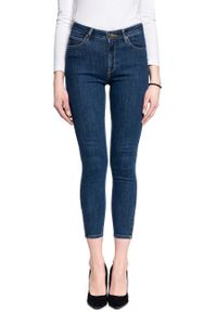 Lee - DAMSKIE SPODNIE JEANSOWE LEE Scarlett High Zip STONE TRAVIS L31BMOBJ