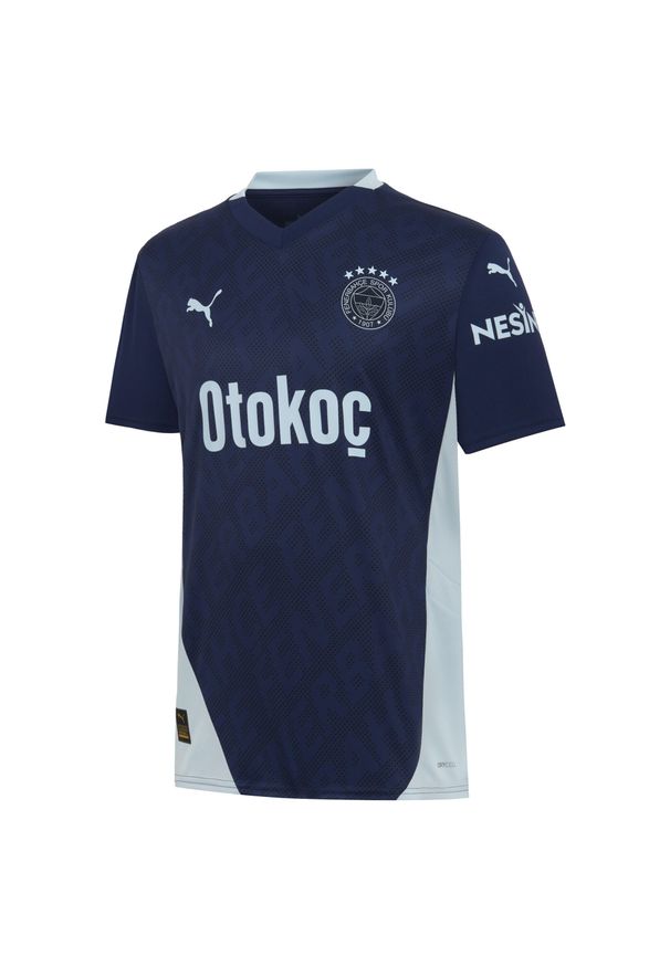 Puma - Męska koszulka Fenerbahçe SK 24/25 PUMA Blue Violet Icy. Kolor: niebieski