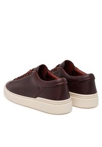 Clarks Sneakersy Craft Swift 26183285 Brązowy. Kolor: brązowy. Materiał: skóra