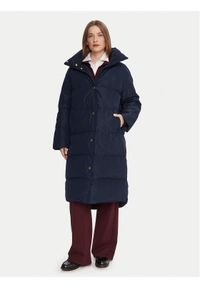 TOMMY HILFIGER - Tommy Hilfiger Kurtka puchowa WW0WW47279 Granatowy Relaxed Fit. Kolor: niebieski. Materiał: syntetyk #1