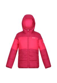 Regatta - Lofthouse VII dziecięca turystyczna kurtka zimowa ocieplana. Kolor: różowy. Materiał: poliester. Sezon: zima