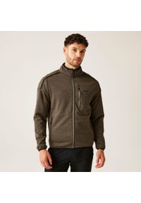 Regatta - Męski polar Kames z pełnym zamkiem błyskawicznym. Kolor: zielony. Materiał: polar. Sport: turystyka piesza #1