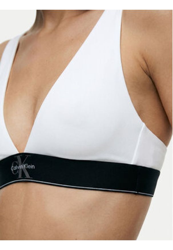Calvin Klein Underwear Biustonosz braletka LV00QF8703 Biały. Kolor: biały. Materiał: syntetyk