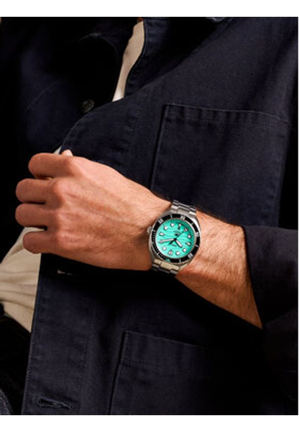 Fossil Zegarek FS6066 Srebrny. Kolor: srebrny