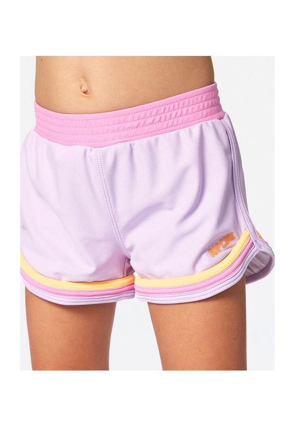 Spodenki surfingowe dla dzieci Rip Curl Rainbow Tide Boardshort - Girl Fioletowy. Kolor: fioletowy