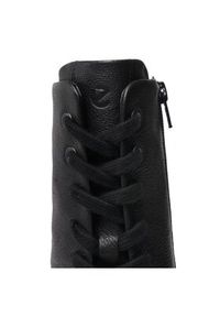 ecco - ECCO Botki Nouvelle Black Spin V2 21621301001 Czarny. Kolor: czarny. Materiał: skóra