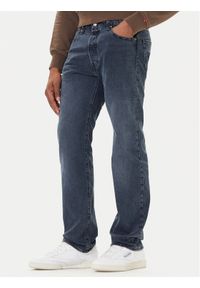 Levi's® Jeansy 501® 00501-3473 Granatowy Straight Fit. Kolor: niebieski