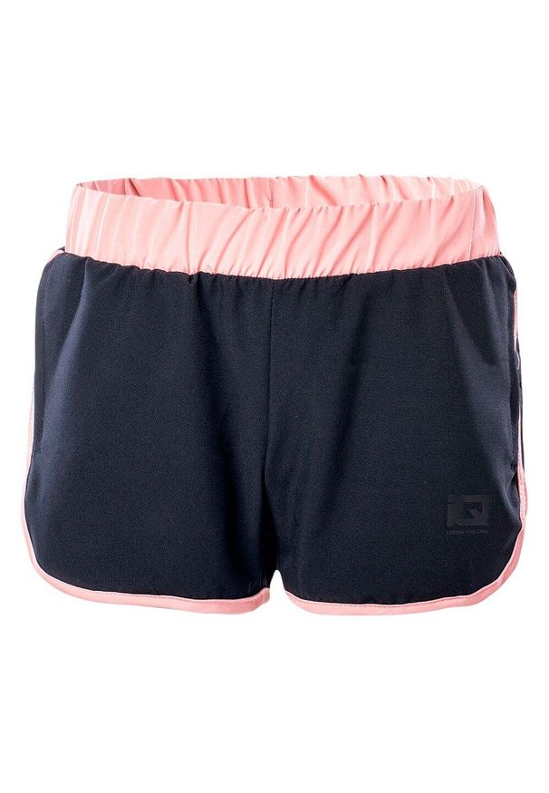 IQ - Dziewczęce Szorty Saima. Kolor: czarny, różowy, wielokolorowy. Sport: turystyka piesza