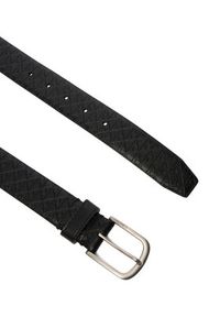 Calvin Klein Pasek Casual Pin Buckle Aop 32Mm Fixed LV04D7074G Czarny. Kolor: czarny. Materiał: skóra. Styl: casual #2