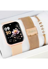 Rubicon - Zestaw zegarek Damski SMARTWATCH RUBICON RNCF46 RG + bransoletka. Rodzaj zegarka: smartwatch