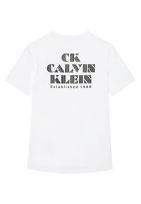Calvin Klein Jeans T-Shirt Resort Graphic LV04RG802G Biały Regular Fit. Kolor: biały. Materiał: bawełna #6