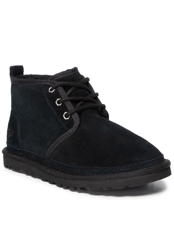 Ugg - Botki UGG - W Neumel 1094269 W/Blk. Kolor: czarny. Materiał: zamsz, skóra