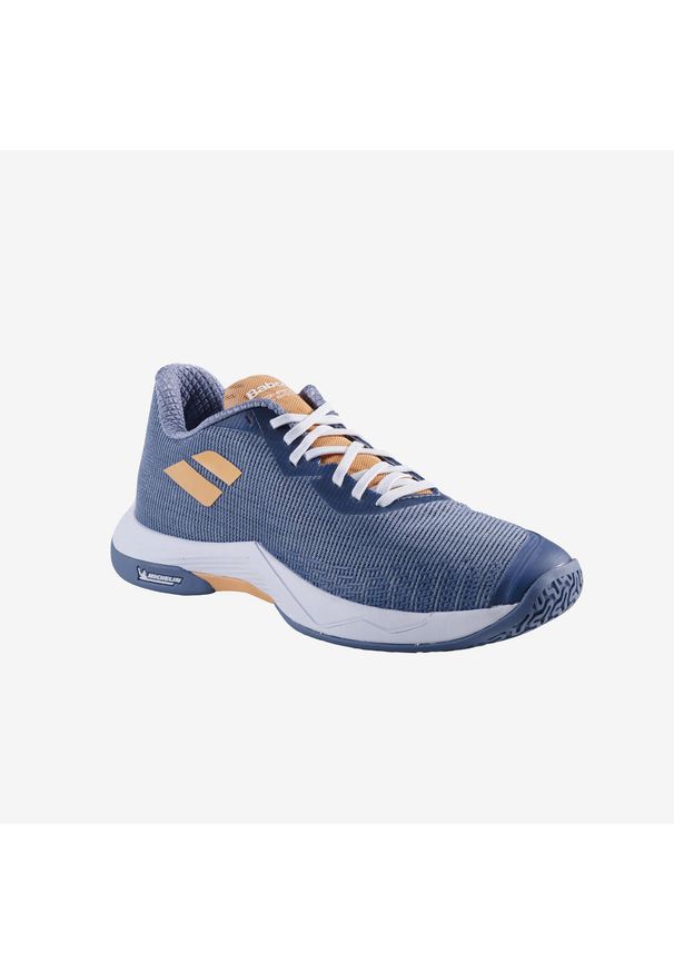 Buty halowe do badmintona damskie Babolat Shadow Spirit 2. Materiał: kauczuk. Szerokość cholewki: normalna