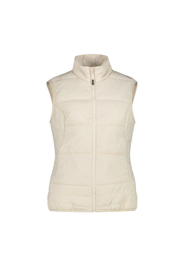 Damska kurtka bez rękawów CMP. Kolor: biały. Długość rękawa: bez rękawów