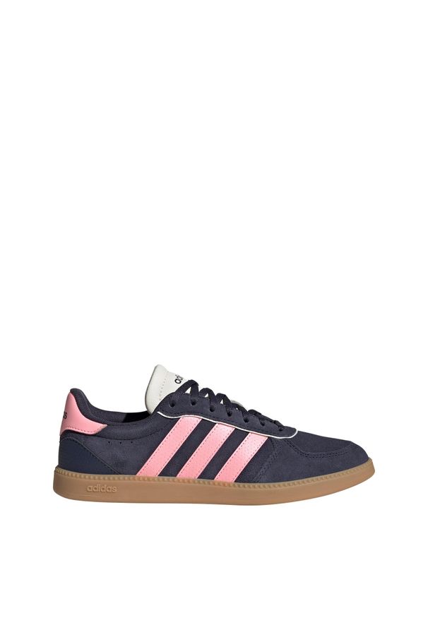 Adidas - Buty Breaknet Sleek. Kolor: różowy, niebieski, wielokolorowy, biały. Wzór: gładki. Styl: klasyczny, sportowy