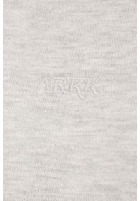 ARKK Copenhagen - Arkk Copenhagen bluza unisex kolor szary melanżowa. Kolor: szary. Materiał: dzianina. Wzór: melanż #5
