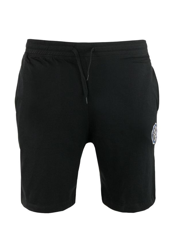 ZFOAM - Męskie szorty sportowe Nostrano Black L - Oddychające i elastyczne. Kolor: czarny. Materiał: bawełna. Długość: krótkie. Sezon: lato. Sport: fitness