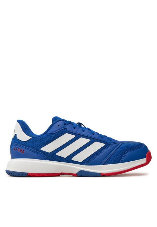 Adidas - adidas Buty halowe Ligra 8 M IH9945 Niebieski. Kolor: niebieski. Materiał: materiał