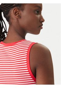 Tommy Jeans Top Essential DW0DW20673 Czerwony Slim Fit. Kolor: czerwony. Materiał: bawełna #5