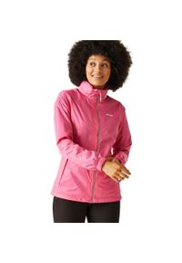 Regatta - Kurtka trekkingowa damska Corinne IV przeciwdeszczowa. Kolor: różowy. Materiał: softshell. Sport: turystyka piesza #1