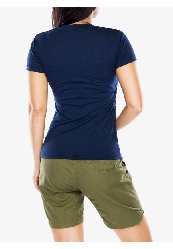 SENSOR - Koszulka merino damska Sensor Merino Active PT Tee SS. Kolor: niebieski