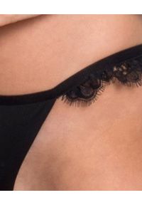 BEACH BUNNY - Dół od bikini. Kolor: czarny. Materiał: koronka, materiał. Wzór: koronka #3