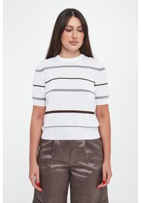 Sweter damski w paski PESERICO. Wzór: paski #3