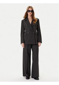 MAX&Co. Spodnie palazzo Vacanze 2526136022200 Czarny Wide Leg. Kolor: czarny. Materiał: syntetyk #4