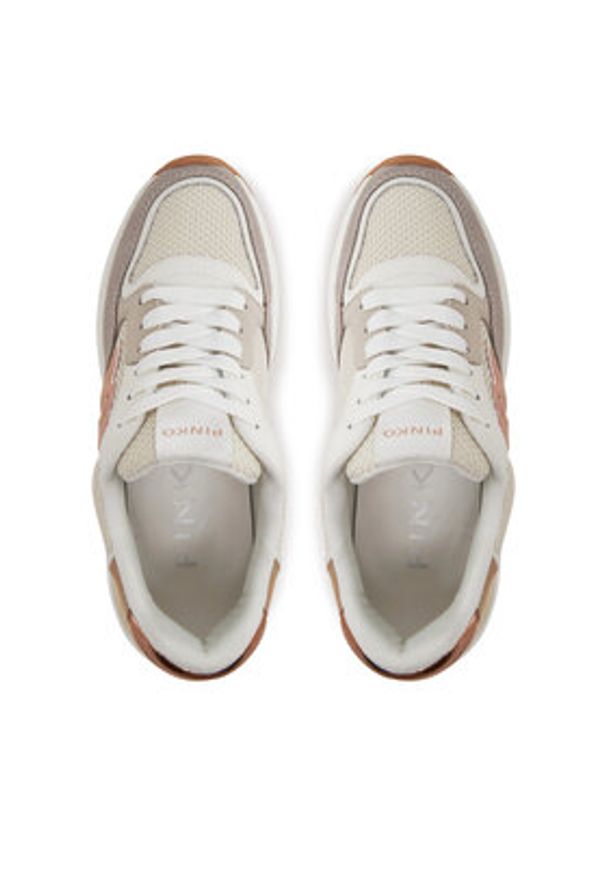 Pinko - PINKO Sneakersy Gem 07 SS0055 P074 Beżowy. Kolor: beżowy. Materiał: materiał