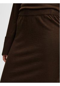 Fransa Spódnica ołówkowa 20612742 Brązowy Regular Fit. Kolor: brązowy. Materiał: wiskoza #4