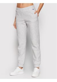 Spodnie dresowe Champion. Kolor: szary. Materiał: syntetyk, dresówka #1