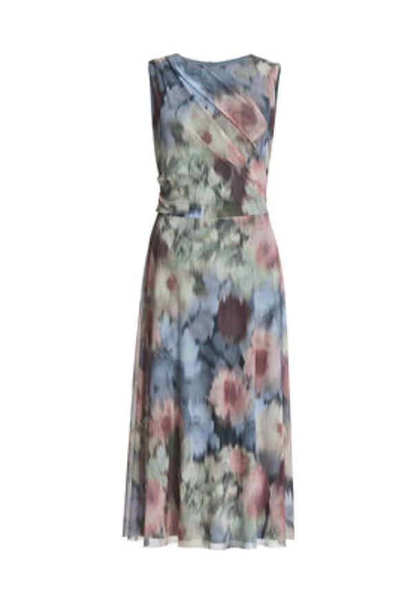 Swing Sukienka koktajlowa 5AK05200 Kolorowy Regular Fit. Materiał: syntetyk. Wzór: kolorowy. Styl: wizytowy