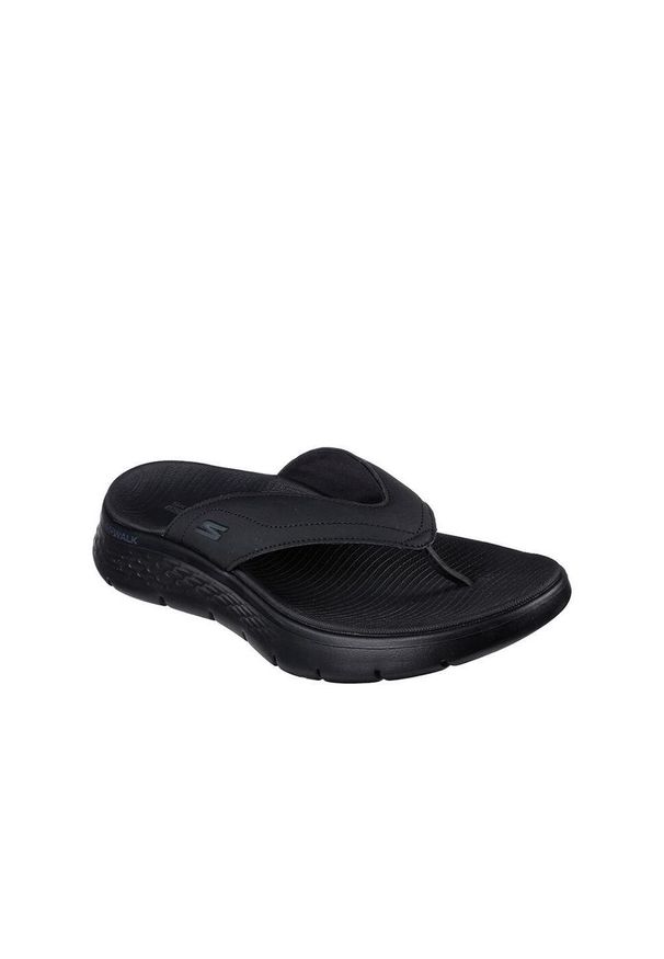 skechers - Japonki męskie SKECHERS Go Walk Flex Sandal Vallejo. Kolor: czarny. Sezon: lato