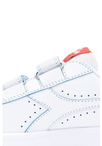 Diadora sneakersy dziecięce Game P Smash kolor biały. Nosek buta: okrągły. Zapięcie: rzepy. Kolor: biały. Materiał: guma #6