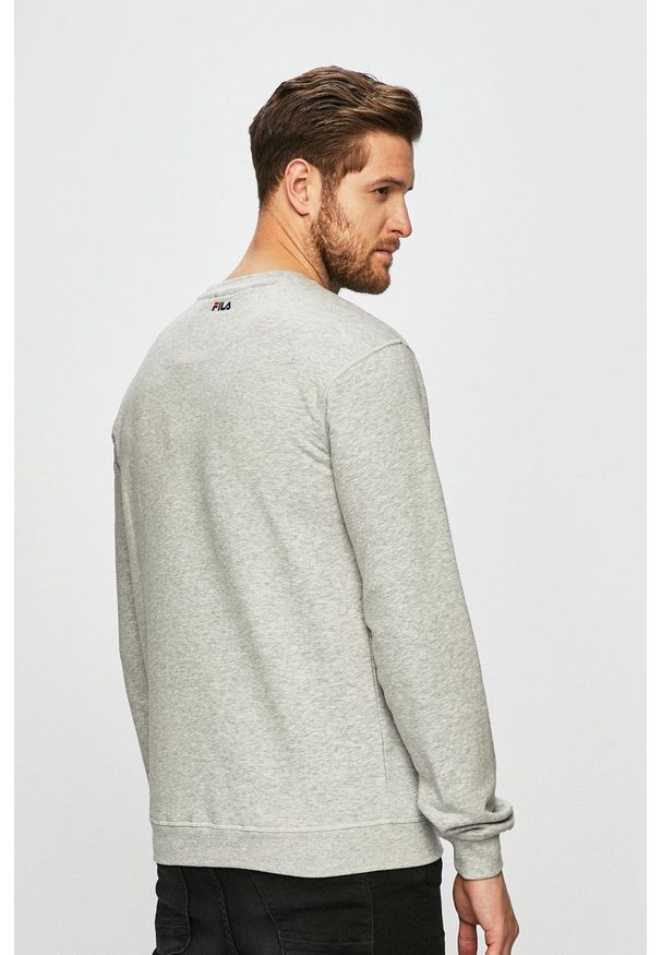 Fila - Bluza. Okazja: na co dzień. Kolor: szary. Wzór: nadruk. Styl: casual