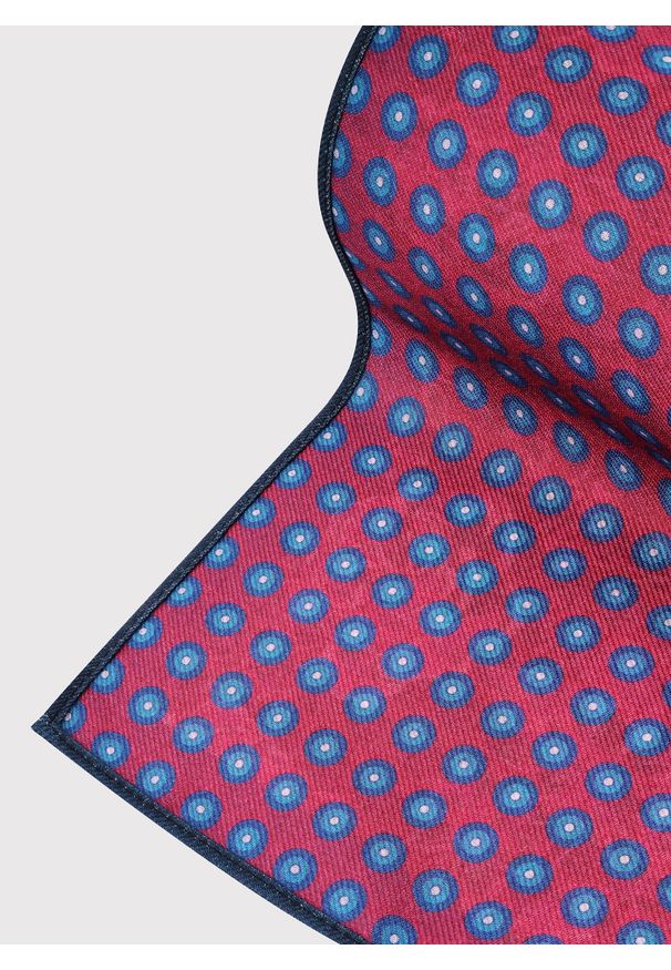 Pako Lorente - PAKO LORENTE - Dwustronna poszetka męska kwiaty. Materiał: poliester. Wzór: kwiaty