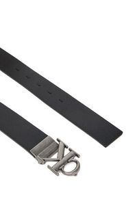 Calvin Klein Pasek Męski Monogram Buckle 35Mm Adj/Rev LV04D7017G Czarny. Kolor: czarny. Materiał: skóra #2