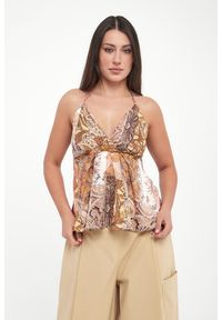 Liu Jo - Top damski ze wzorem paisley LIU JO. Wzór: paisley #1