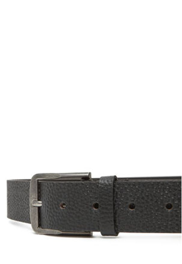 Calvin Klein Jeans Pasek Męski Classic Flat 35Mm LV04G7022G Czarny. Kolor: czarny. Materiał: skóra