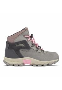columbia - Buty Trekkingowe Columbia Childrens Newton Ridge Amped Dziecięce. Kolor: szary