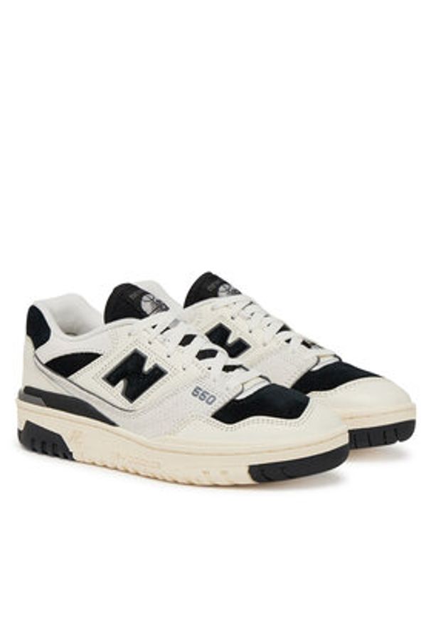 New Balance Sneakersy BB550LEG Beżowy. Kolor: beżowy. Materiał: zamsz, skóra
