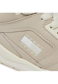 Tommy Jeans Sneakersy Tjw New Basket Mc EN0EN02379 Beżowy. Kolor: beżowy. Materiał: skóra #4