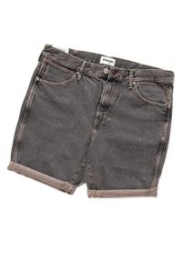 Wrangler - SPODENKI MĘSKIE WRANGLER 5 POCKET SHORT DESERT BLACK W14CRJ26N 112126626. Materiał: jeans