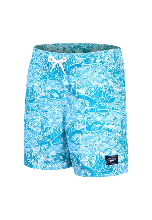 Spodenki szorty do pływania dla dzieci Speedo Watershort. Kolor: biały, wielokolorowy, niebieski. Materiał: lycra, poliester