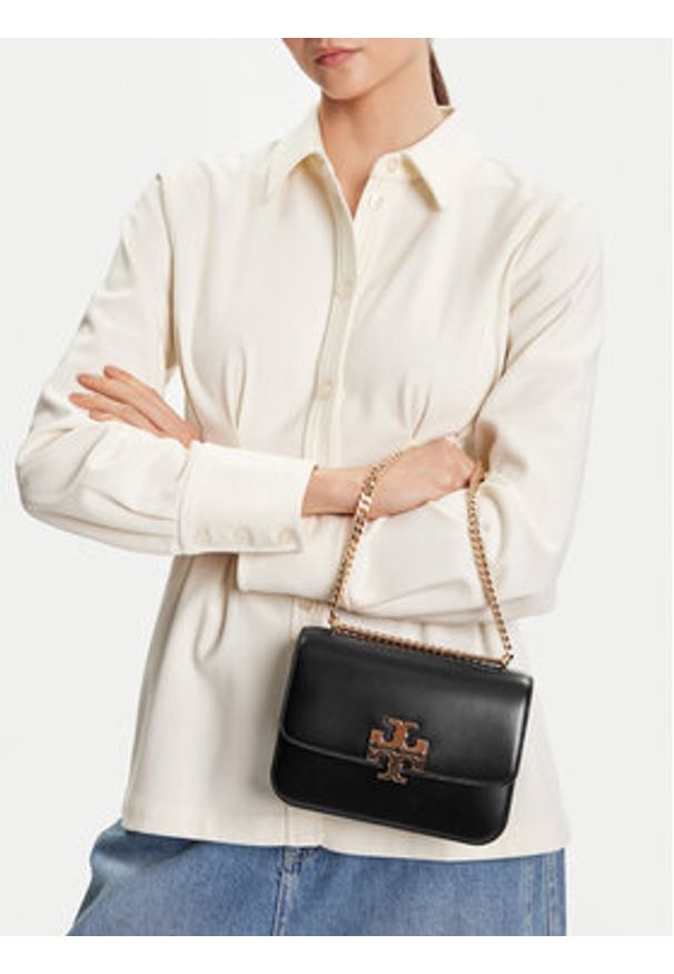 Tory Burch Torebka 166169 Czarny. Kolor: czarny. Materiał: skórzane